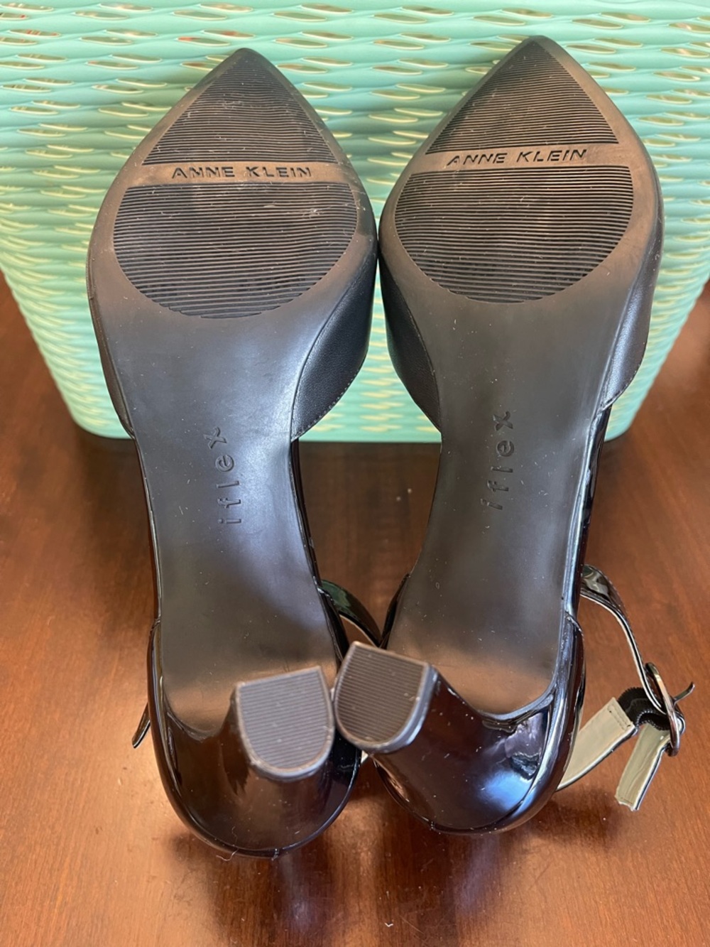 Anne Klein Pointed Toe Strap Pump AKKNELL - Picture 9 of 10